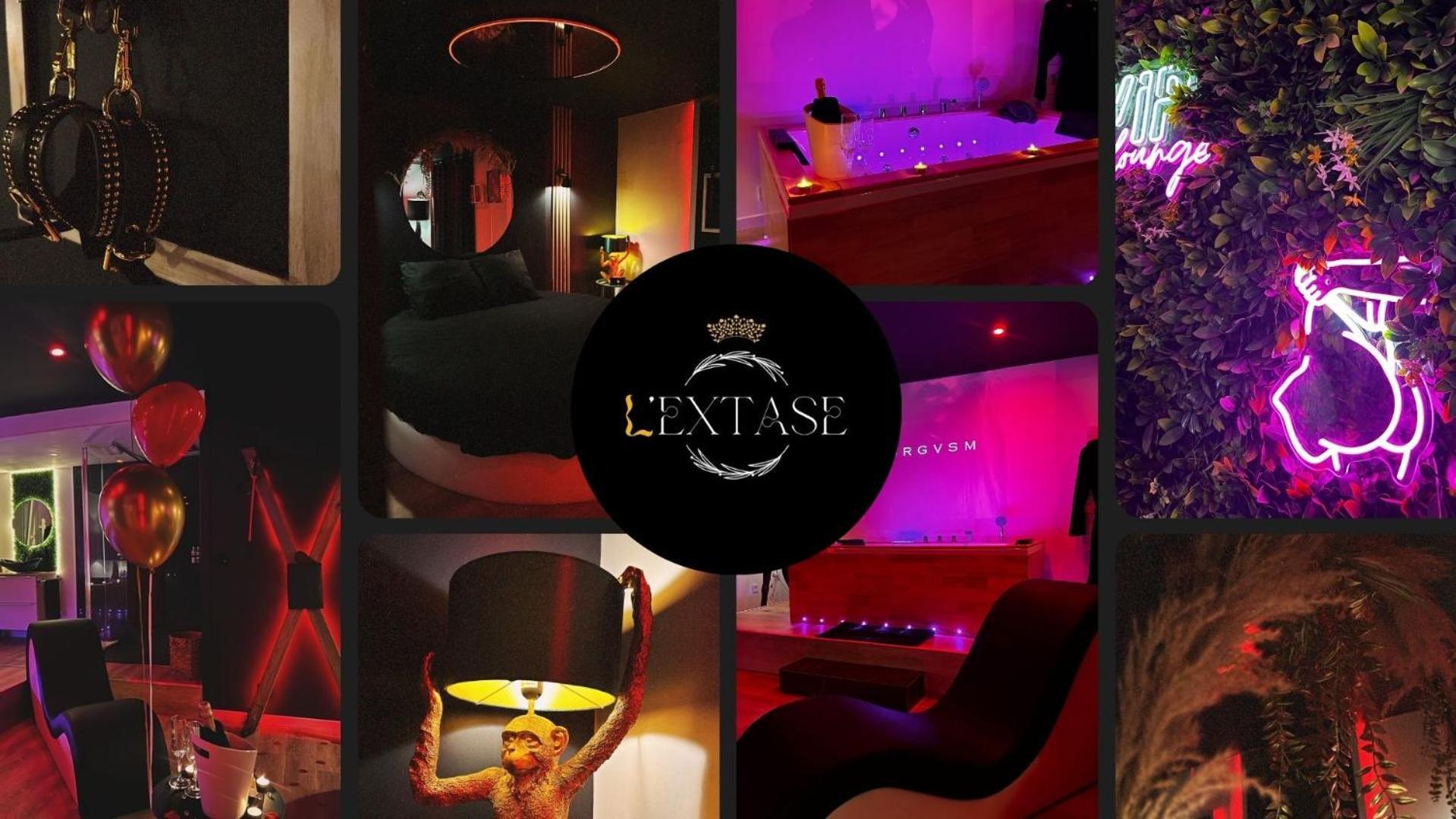 Love Room Haut De Gamme - L'Extase Avec Jacuzzi Violaines Bagian luar foto